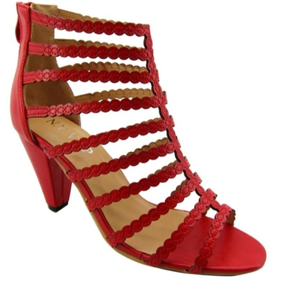 Ny vip women's red heels - Picture 1 of 6